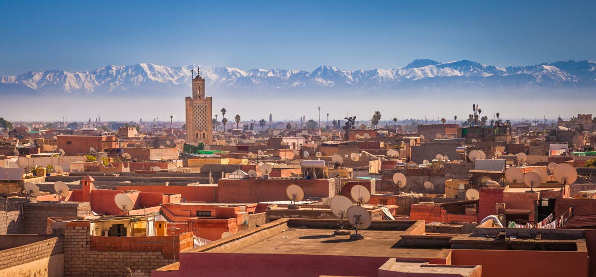 Panorama von Marrakesch